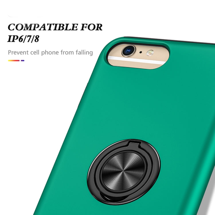 Magnetic Ring Kickstand Shockproof Phone Case For iPhone 6 Plus
