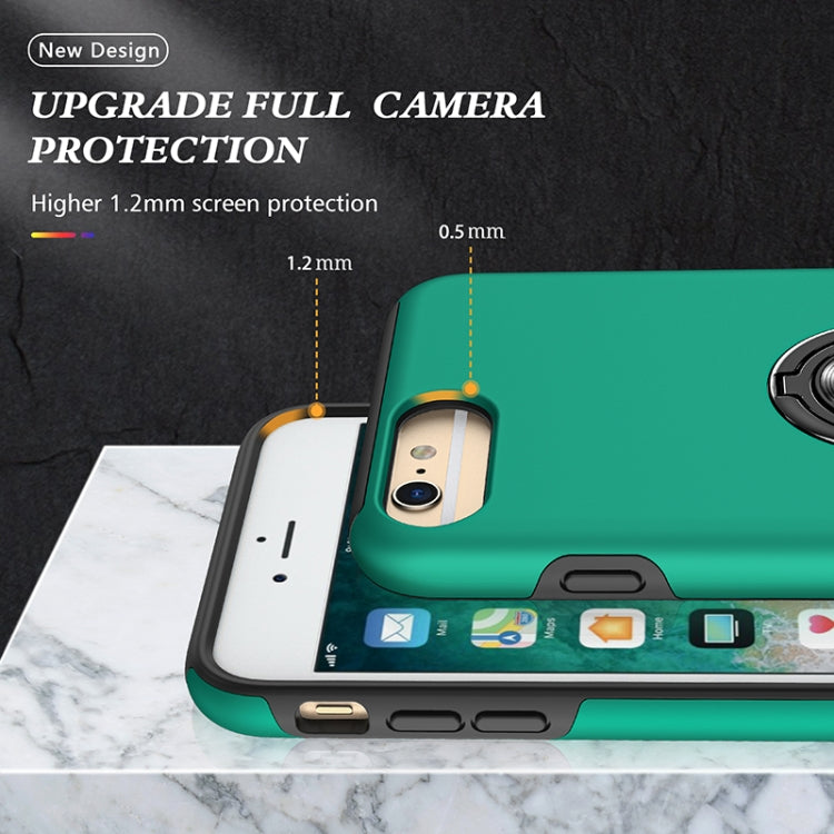 Magnetic Ring Kickstand Shockproof Phone Case For iPhone 6 Plus