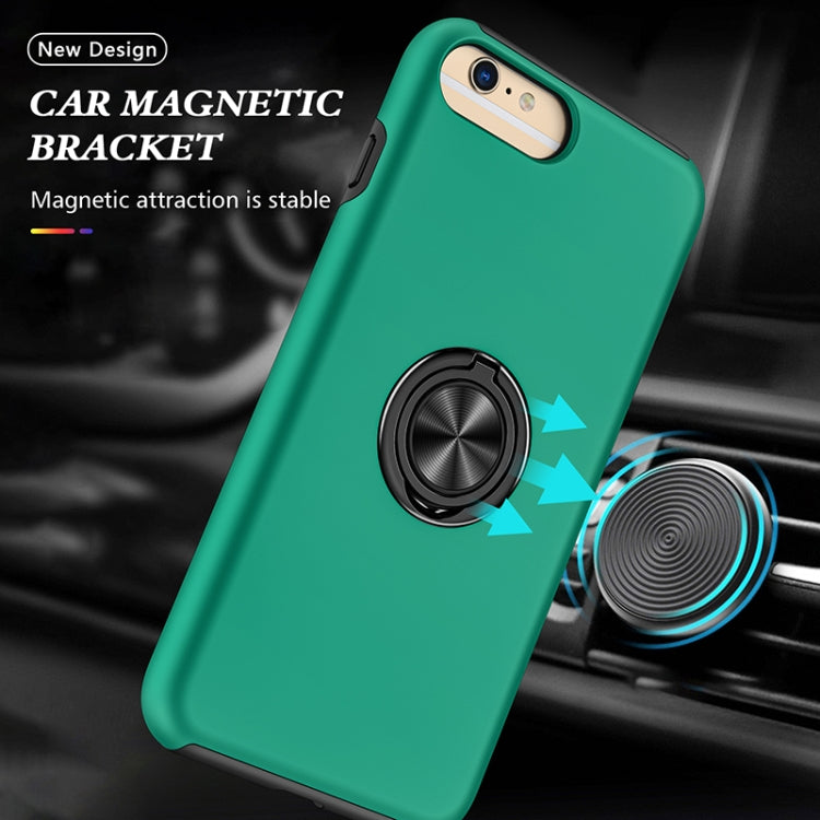Magnetic Ring Kickstand Shockproof Phone Case For iPhone 6 Plus