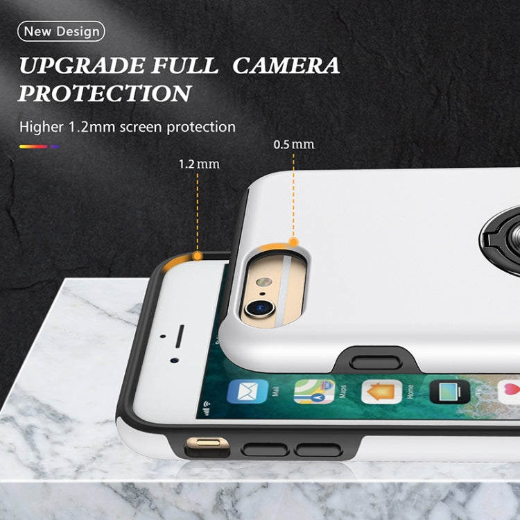 Magnetic Ring Kickstand Shockproof Phone Case For iPhone 6 Plus