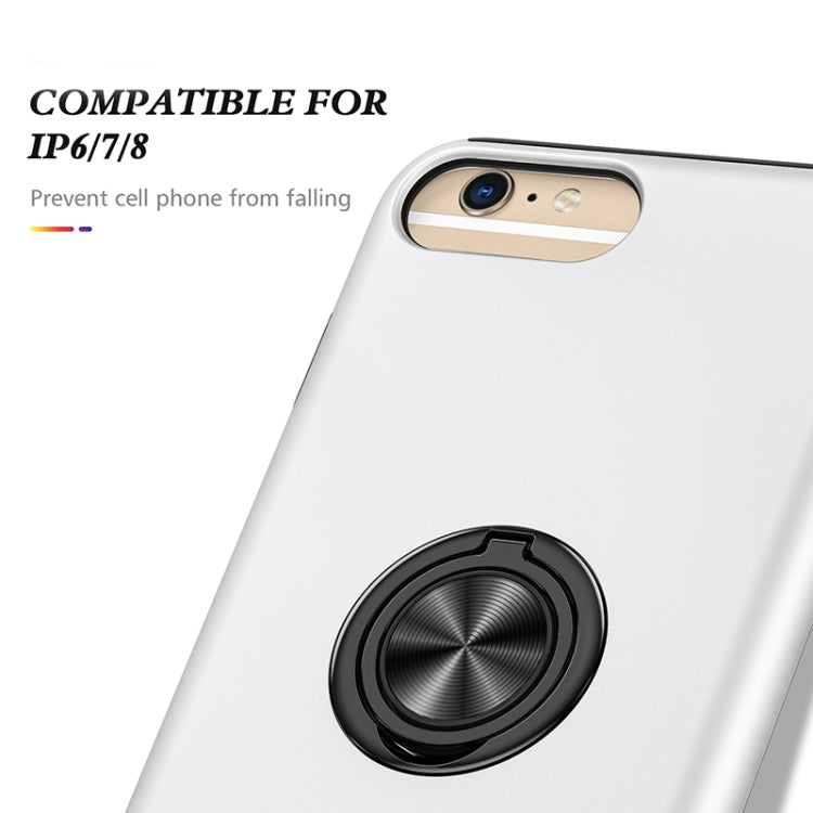 Magnetic Ring Kickstand Shockproof Phone Case For iPhone 6 Plus