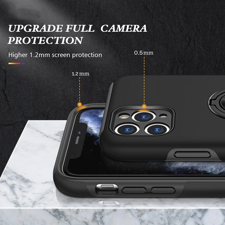 For iPhone 11 Pro Magnetic Ring Kickstand Shockproof Phone Case