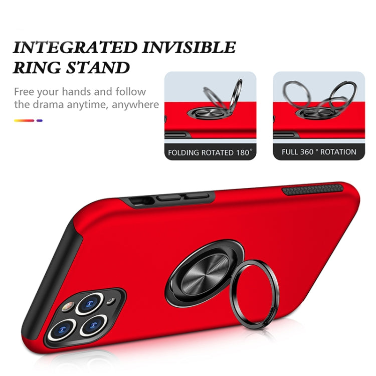 For iPhone 11 Pro Magnetic Ring Kickstand Shockproof Phone Case