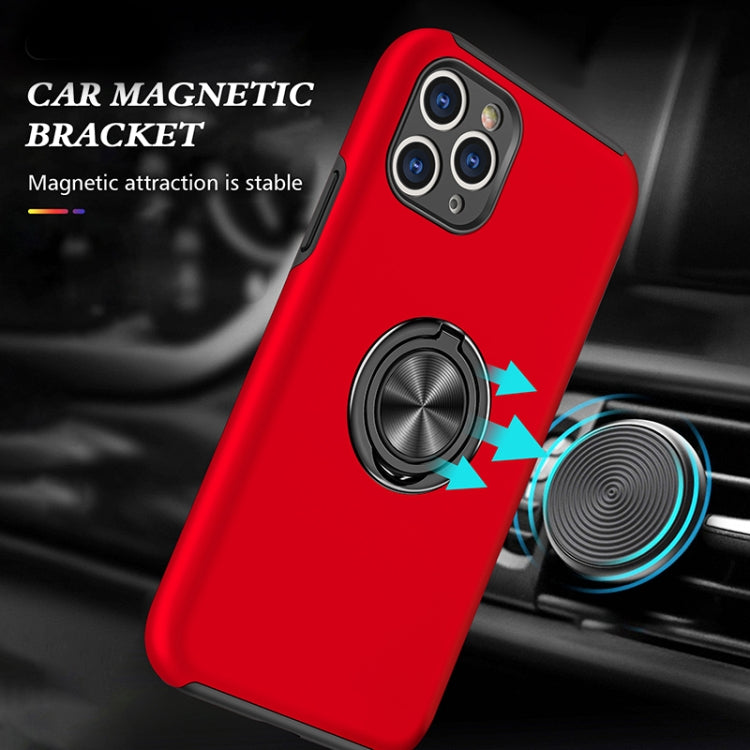 For iPhone 11 Pro Magnetic Ring Kickstand Shockproof Phone Case