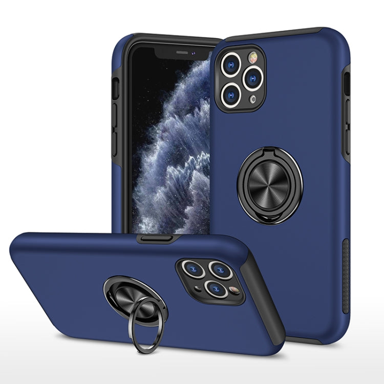 For iPhone 11 Pro Magnetic Ring Kickstand Shockproof Phone Case