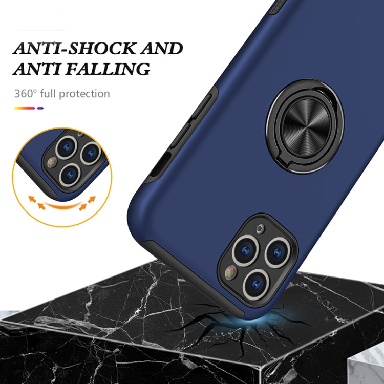 For iPhone 11 Pro Magnetic Ring Kickstand Shockproof Phone Case