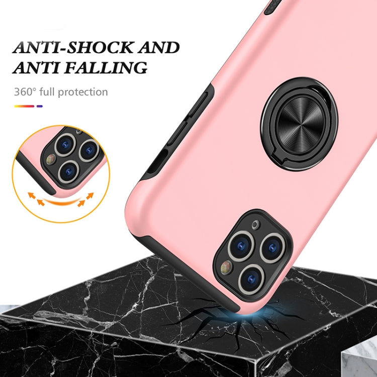 For iPhone 11 Pro Magnetic Ring Kickstand Shockproof Phone Case