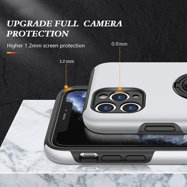 For iPhone 11 Pro Magnetic Ring Kickstand Shockproof Phone Case