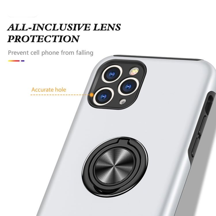 For iPhone 11 Pro Magnetic Ring Kickstand Shockproof Phone Case