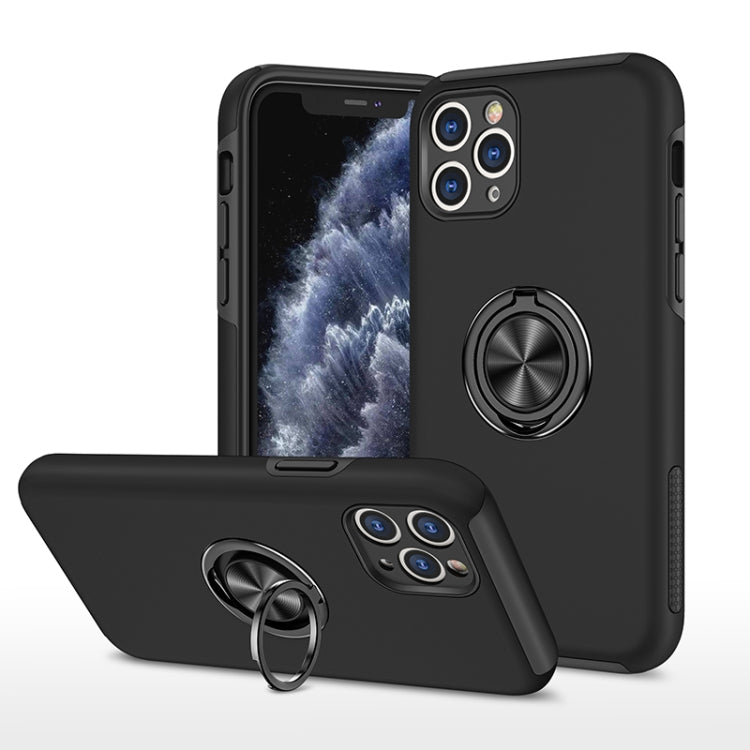 For iPhone 11 Pro Max Magnetic Ring Kickstand Shockproof Phone Case
