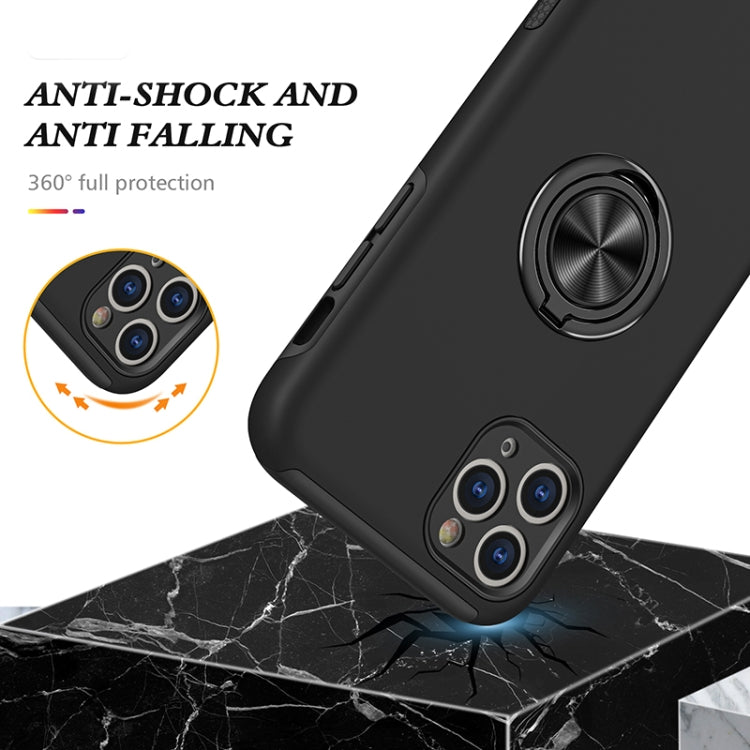 For iPhone 11 Pro Max Magnetic Ring Kickstand Shockproof Phone Case