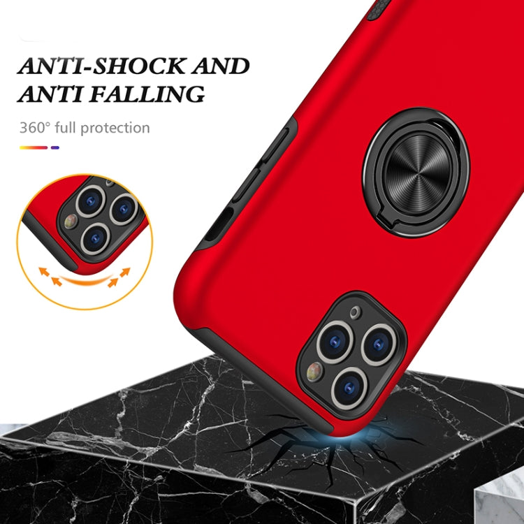 For iPhone 11 Pro Max Magnetic Ring Kickstand Shockproof Phone Case