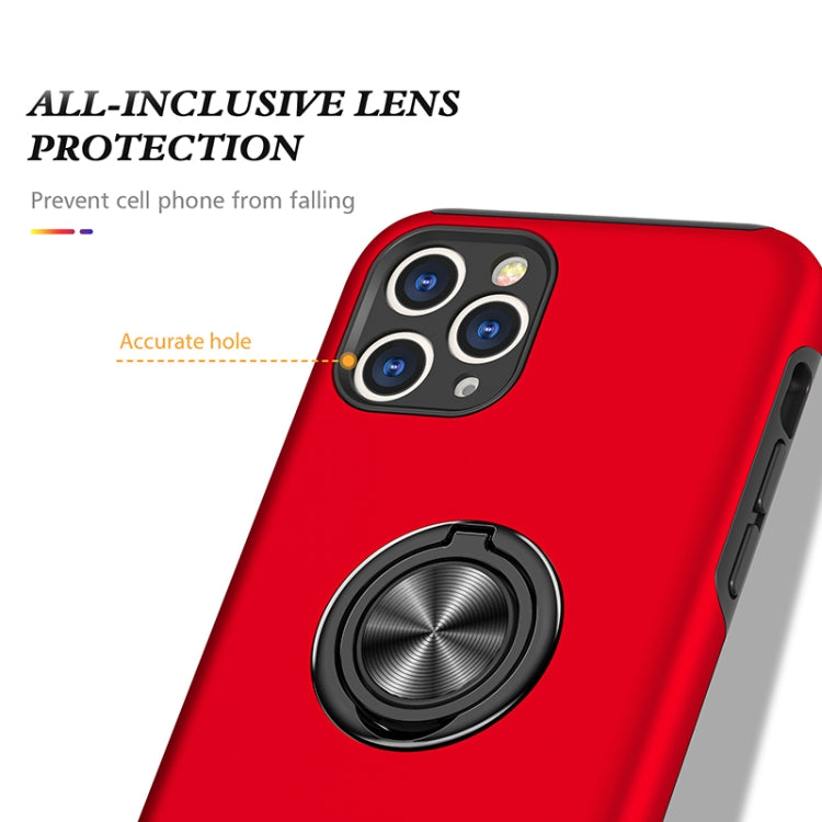 For iPhone 11 Pro Max Magnetic Ring Kickstand Shockproof Phone Case