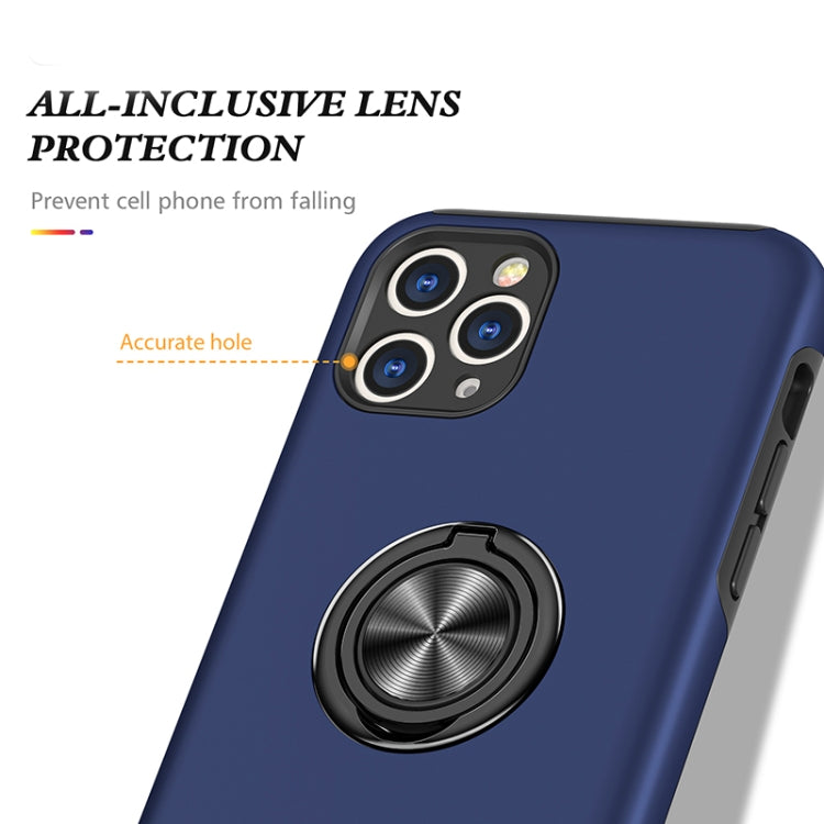 For iPhone 11 Pro Max Magnetic Ring Kickstand Shockproof Phone Case