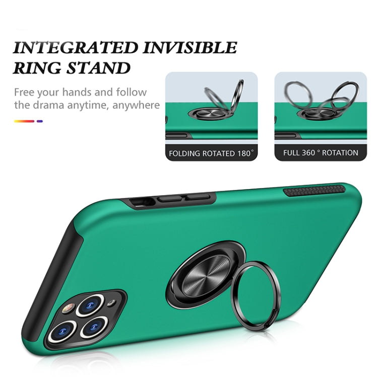 For iPhone 11 Pro Max Magnetic Ring Kickstand Shockproof Phone Case