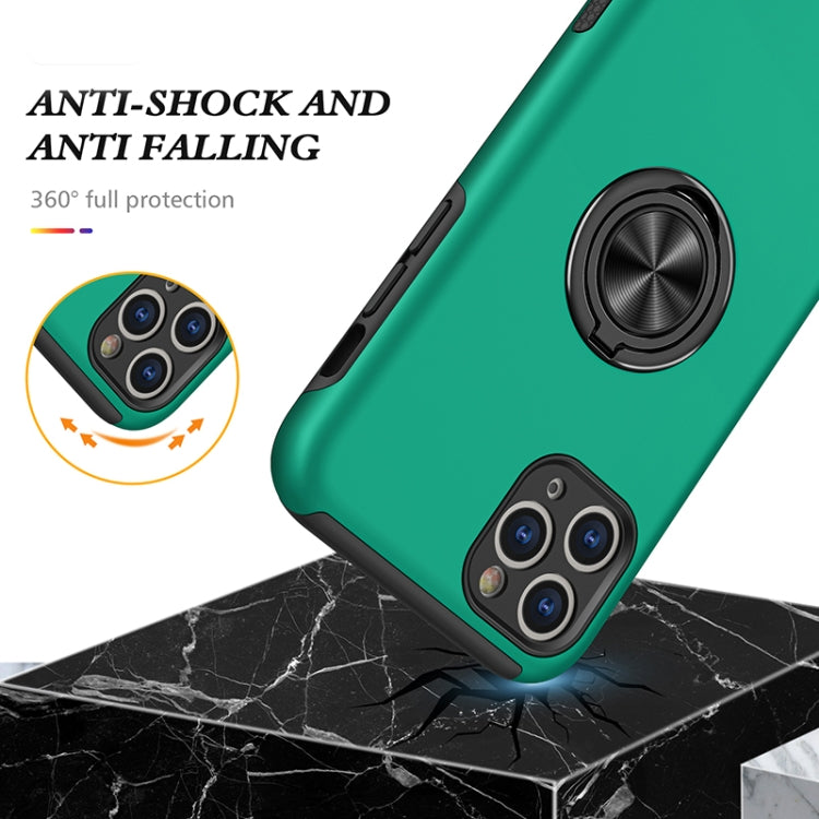 For iPhone 11 Pro Max Magnetic Ring Kickstand Shockproof Phone Case