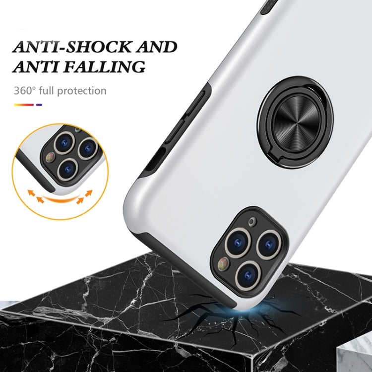 For iPhone 11 Pro Max Magnetic Ring Kickstand Shockproof Phone Case