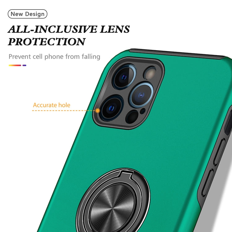 For iPhone 12 Pro Magnetic Ring Kickstand Shockproof Phone Case