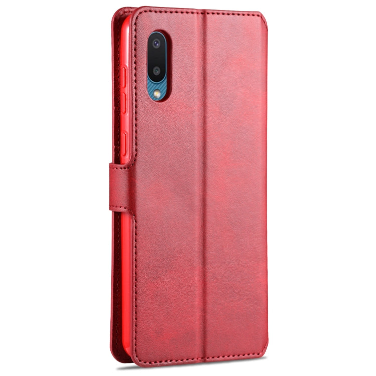 For Samsung Galaxy A02 AZNS Calf Texture Horizontal Flip Leather Case with Holder & Card Slots & Wallet & Photo Frame