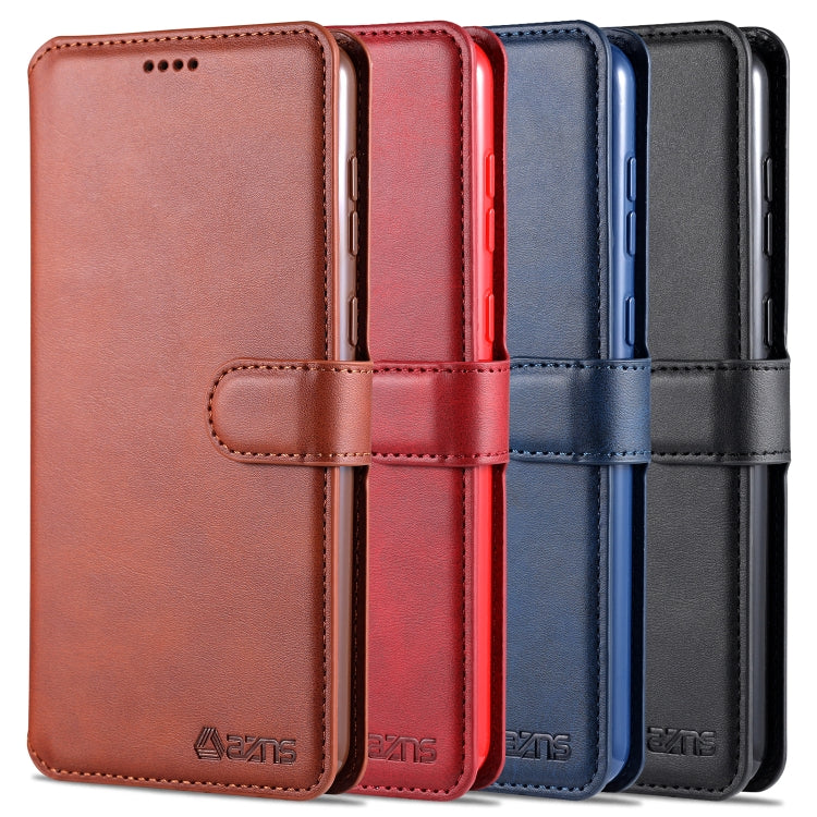 For Samsung Galaxy A02 AZNS Calf Texture Horizontal Flip Leather Case with Holder & Card Slots & Wallet & Photo Frame