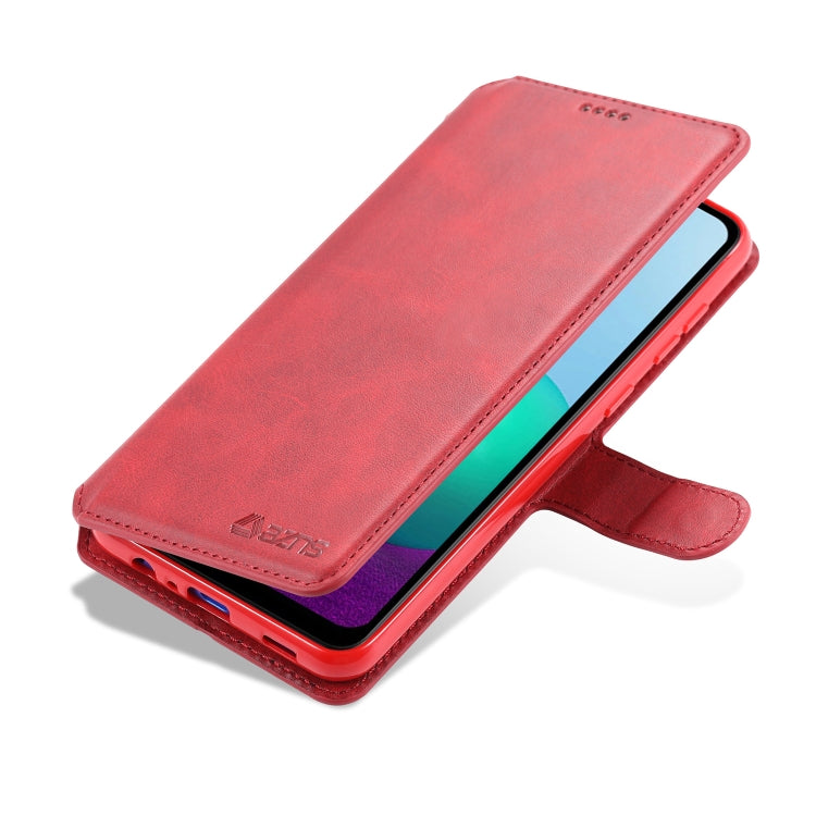For Samsung Galaxy M02(EU Version) AZNS Calf Texture Horizontal Flip Leather Case with Holder & Card Slots & Wallet & Photo Frame