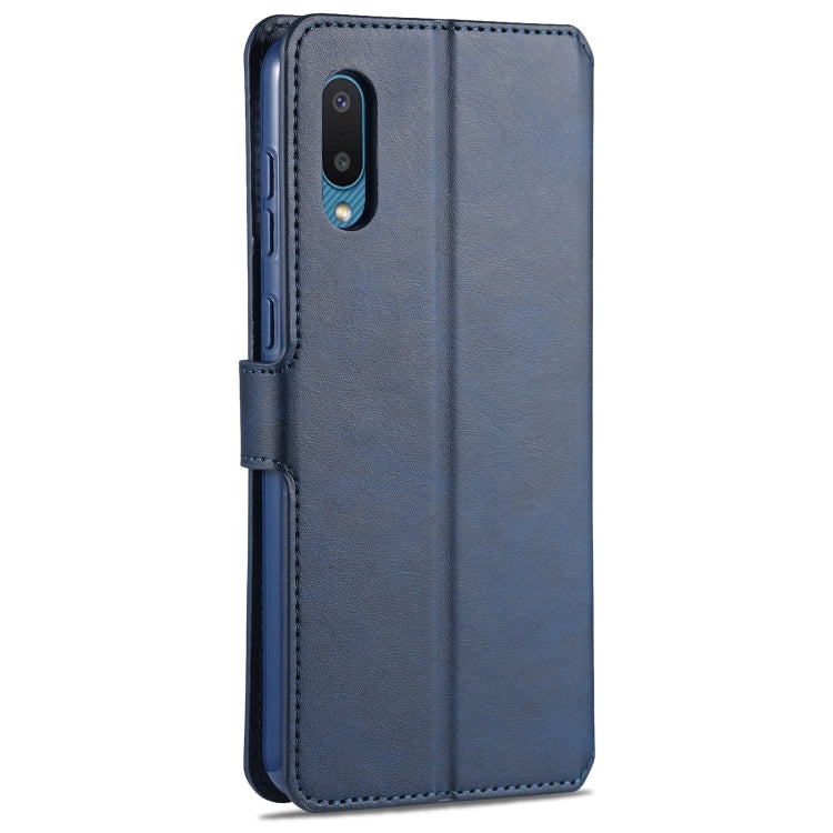 For Samsung Galaxy M02(EU Version) AZNS Calf Texture Horizontal Flip Leather Case with Holder & Card Slots & Wallet & Photo Frame