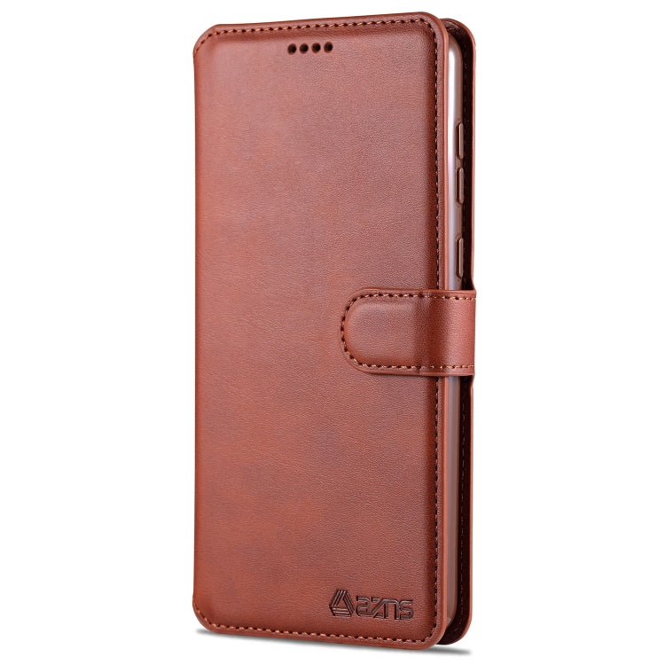 For Samsung Galaxy M02(EU Version) AZNS Calf Texture Horizontal Flip Leather Case with Holder & Card Slots & Wallet & Photo Frame