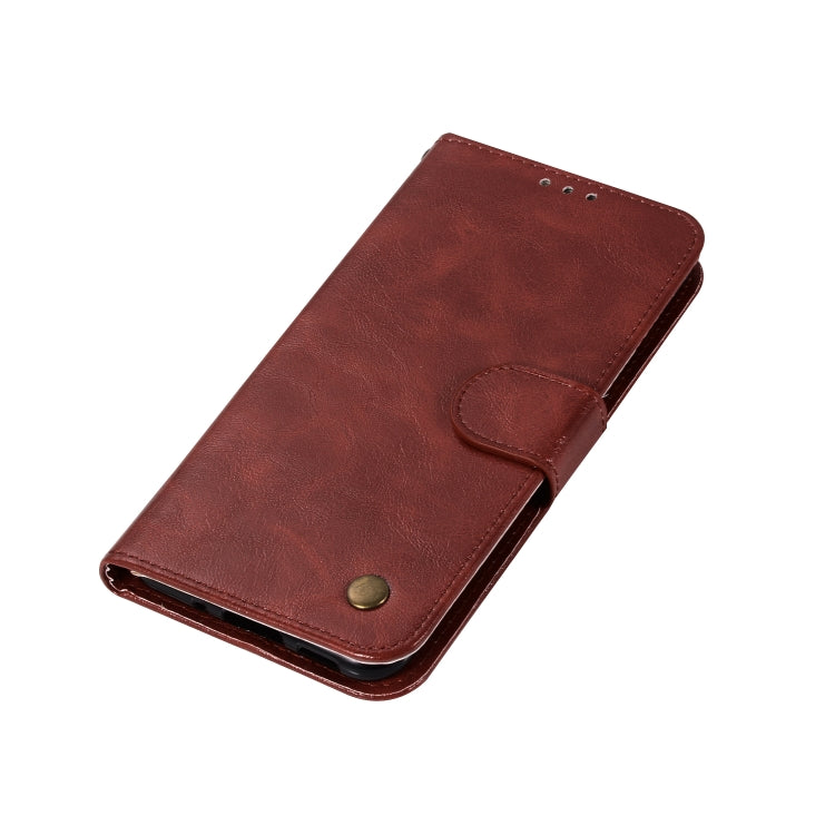 For HTC U11 Retro Copper Buckle Crazy Horse Horizontal Flip PU Leather Case with Holder & Card Slots & Wallet & Lanyard