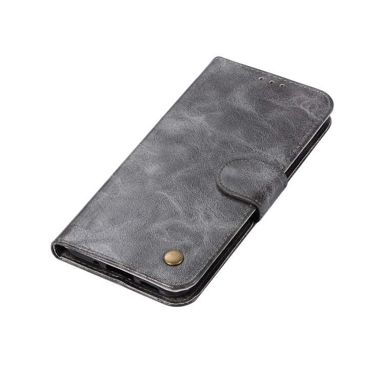 For HTC U11 Retro Copper Buckle Crazy Horse Horizontal Flip PU Leather Case with Holder & Card Slots & Wallet & Lanyard