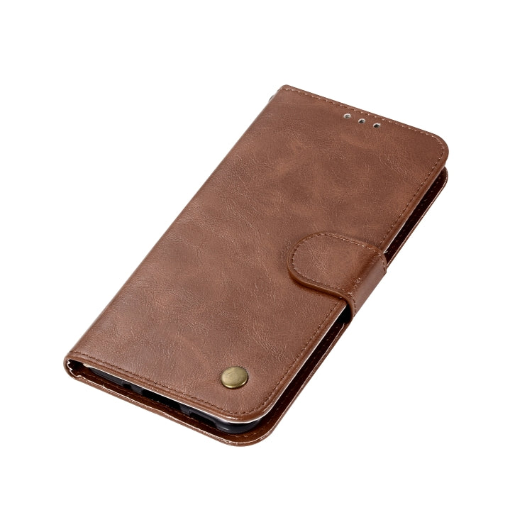 For HTC U11 Retro Copper Buckle Crazy Horse Horizontal Flip PU Leather Case with Holder & Card Slots & Wallet & Lanyard