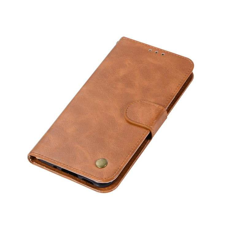 For HTC U11 Retro Copper Buckle Crazy Horse Horizontal Flip PU Leather Case with Holder & Card Slots & Wallet & Lanyard