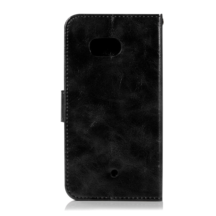 For HTC U11 Retro Copper Buckle Crazy Horse Horizontal Flip PU Leather Case with Holder & Card Slots & Wallet & Lanyard