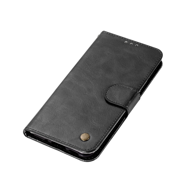 For HTC U11 Retro Copper Buckle Crazy Horse Horizontal Flip PU Leather Case with Holder & Card Slots & Wallet & Lanyard