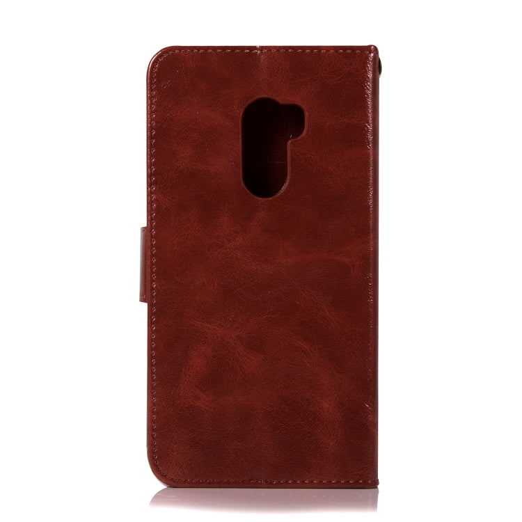 For HTC X10 Retro Copper Buckle Crazy Horse Horizontal Flip PU Leather Case with Holder & Card Slots & Wallet & Lanyard