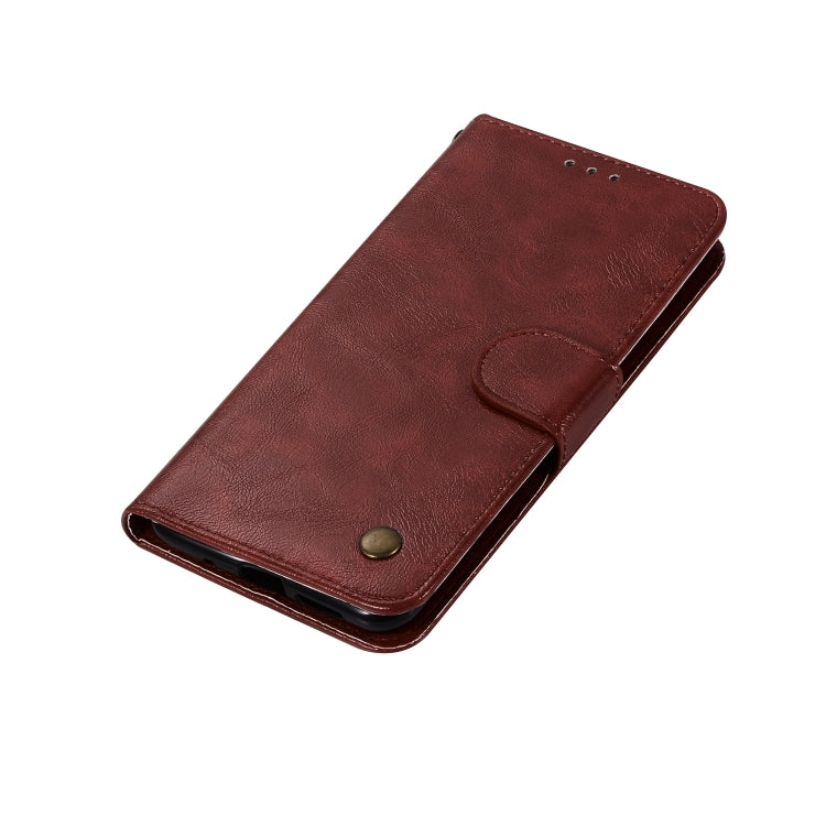 For HTC X10 Retro Copper Buckle Crazy Horse Horizontal Flip PU Leather Case with Holder & Card Slots & Wallet & Lanyard
