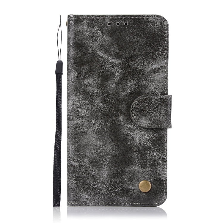 For HTC X10 Retro Copper Buckle Crazy Horse Horizontal Flip PU Leather Case with Holder & Card Slots & Wallet & Lanyard
