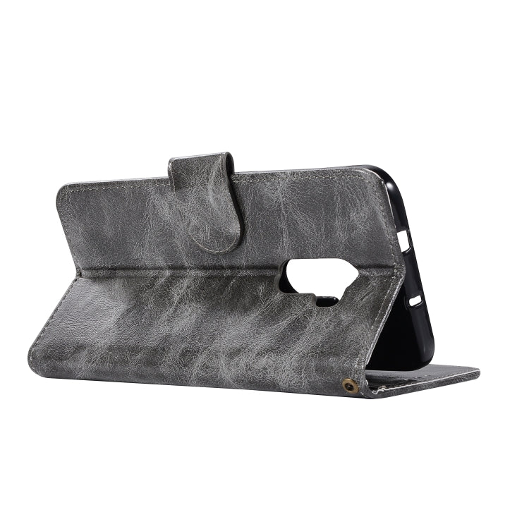 For HTC X10 Retro Copper Buckle Crazy Horse Horizontal Flip PU Leather Case with Holder & Card Slots & Wallet & Lanyard