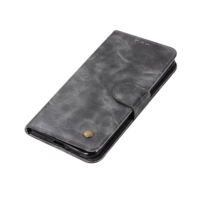 For HTC X10 Retro Copper Buckle Crazy Horse Horizontal Flip PU Leather Case with Holder & Card Slots & Wallet & Lanyard