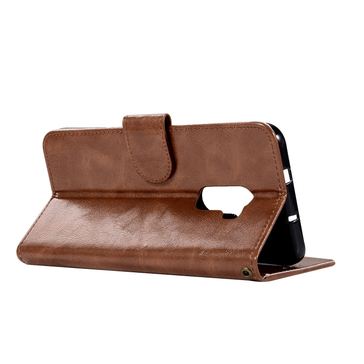 For HTC X10 Retro Copper Buckle Crazy Horse Horizontal Flip PU Leather Case with Holder & Card Slots & Wallet & Lanyard