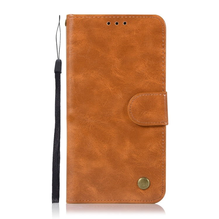For HTC X10 Retro Copper Buckle Crazy Horse Horizontal Flip PU Leather Case with Holder & Card Slots & Wallet & Lanyard