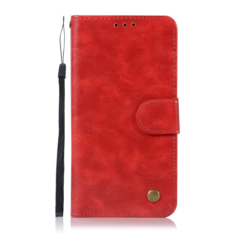 For HTC X10 Retro Copper Buckle Crazy Horse Horizontal Flip PU Leather Case with Holder & Card Slots & Wallet & Lanyard