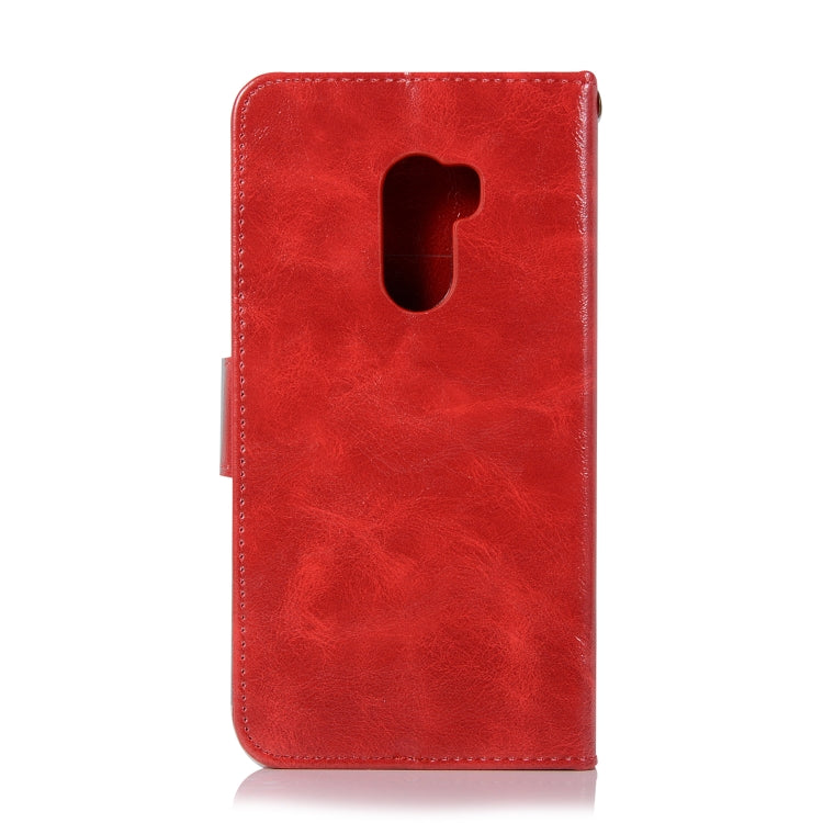 For HTC X10 Retro Copper Buckle Crazy Horse Horizontal Flip PU Leather Case with Holder & Card Slots & Wallet & Lanyard