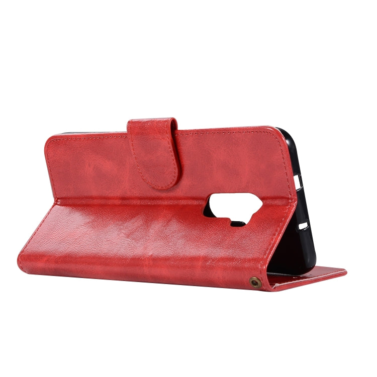 For HTC X10 Retro Copper Buckle Crazy Horse Horizontal Flip PU Leather Case with Holder & Card Slots & Wallet & Lanyard