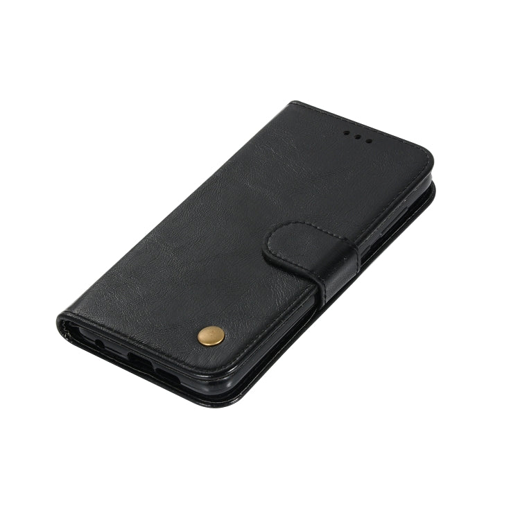For Nokia 5.1 Retro Copper Buckle Crazy Horse Horizontal Flip PU Leather Case with Holder & Card Slots & Wallet & Lanyard