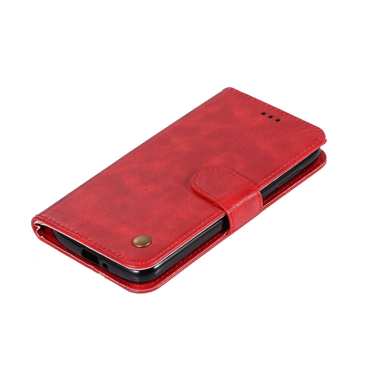 For Motorola Moto E5 Play Go Retro Copper Buckle Crazy Horse Horizontal Flip PU Leather Case with Holder & Card Slots & Wallet & Lanyard