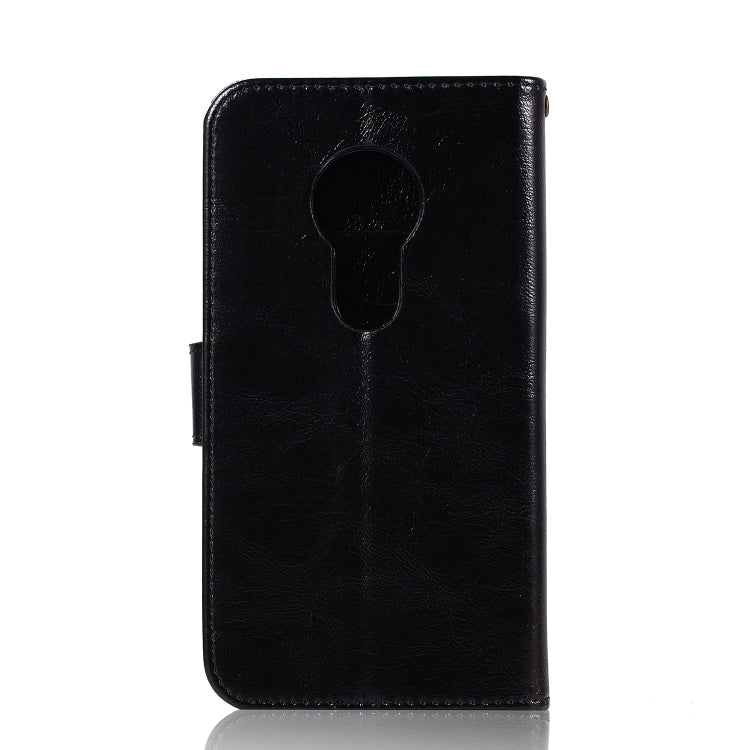 For Motorola Moto E5 Play Go Retro Copper Buckle Crazy Horse Horizontal Flip PU Leather Case with Holder & Card Slots & Wallet & Lanyard