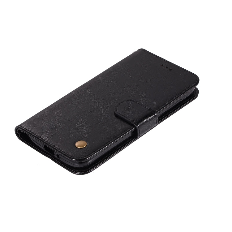 For Motorola Moto E5 Play Go Retro Copper Buckle Crazy Horse Horizontal Flip PU Leather Case with Holder & Card Slots & Wallet & Lanyard