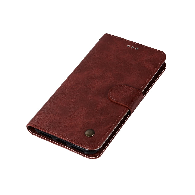 For ASUS Zenfone 4 Max ZC520KL Retro Copper Buckle Crazy Horse Horizontal Flip PU Leather Case with Holder & Card Slots & Wallet & Lanyard