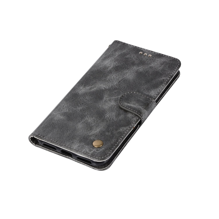 For ASUS Zenfone 4 Max ZC520KL Retro Copper Buckle Crazy Horse Horizontal Flip PU Leather Case with Holder & Card Slots & Wallet & Lanyard