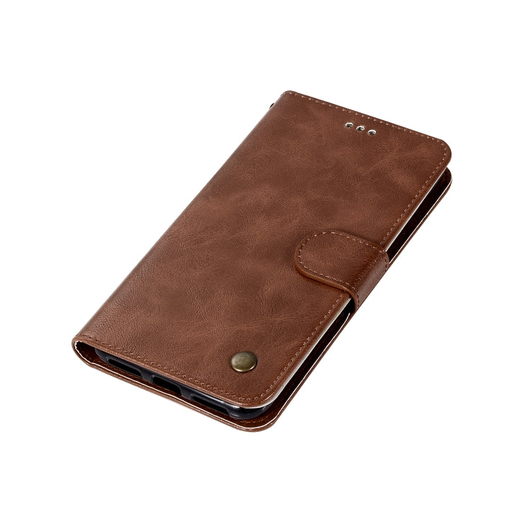 For ASUS Zenfone 4 Max ZC520KL Retro Copper Buckle Crazy Horse Horizontal Flip PU Leather Case with Holder & Card Slots & Wallet & Lanyard